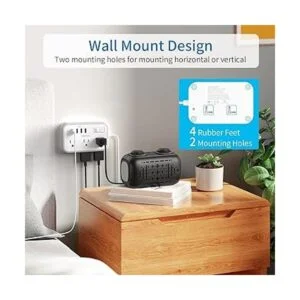 NTONPOWER Cable de extensión de 15 pies regleta de_6