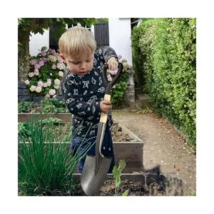 Pala para excavar Pala redonda pequeña de 28 pulgadas con_2