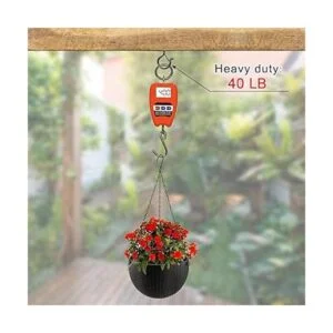 Zzbety 50 ganchos de tornillo con diseño de hebilla de_3