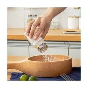 Tebery Juego de 30 saleros y pimenteros de cristal con_7