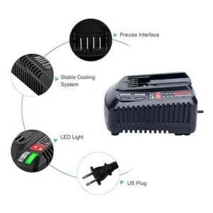 CMCB104 V20 Cargador rápido de repuesto para Craftsman_5