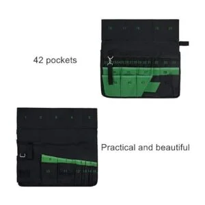 Herramientas de jardinería Bolsa de cubo con 42 bolsillos_3