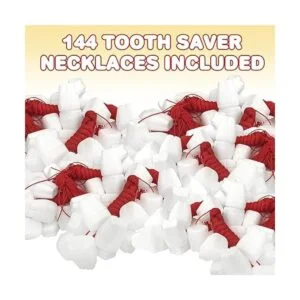 ArtCreativity Juego de 144 collares para guardar dientes_2