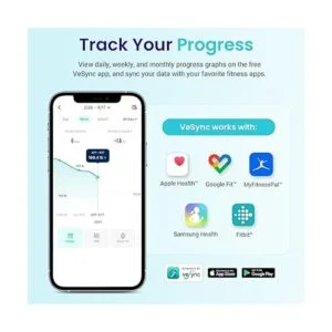 Etekcity Báscula inteligente para peso corporal y grasa_4