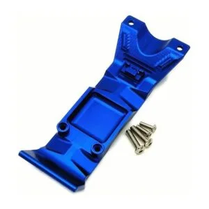 Placa deslizante trasera de aluminio azul para Traxxas_2
