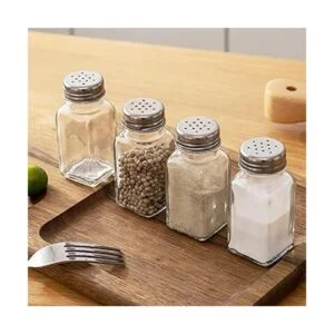 Tebery Juego de 30 saleros y pimenteros de cristal con_6