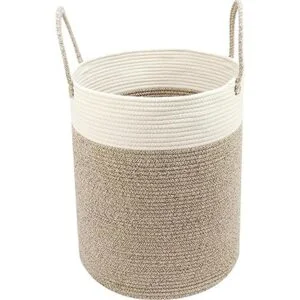 Casaphoria Cesta grande de cuerda de algodón 58L Cesta_2