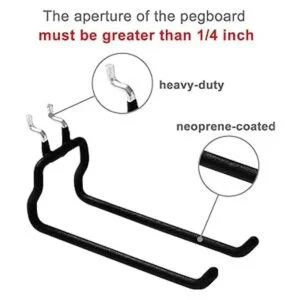 12 ganchos de tablero de clavijas resistentes para_5