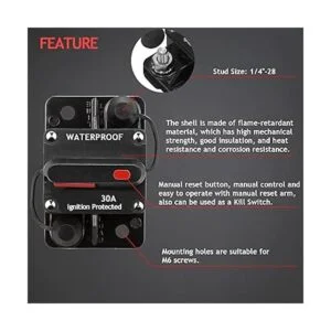 Hamolar Paquete de 3 fusibles de interruptor de audio_4