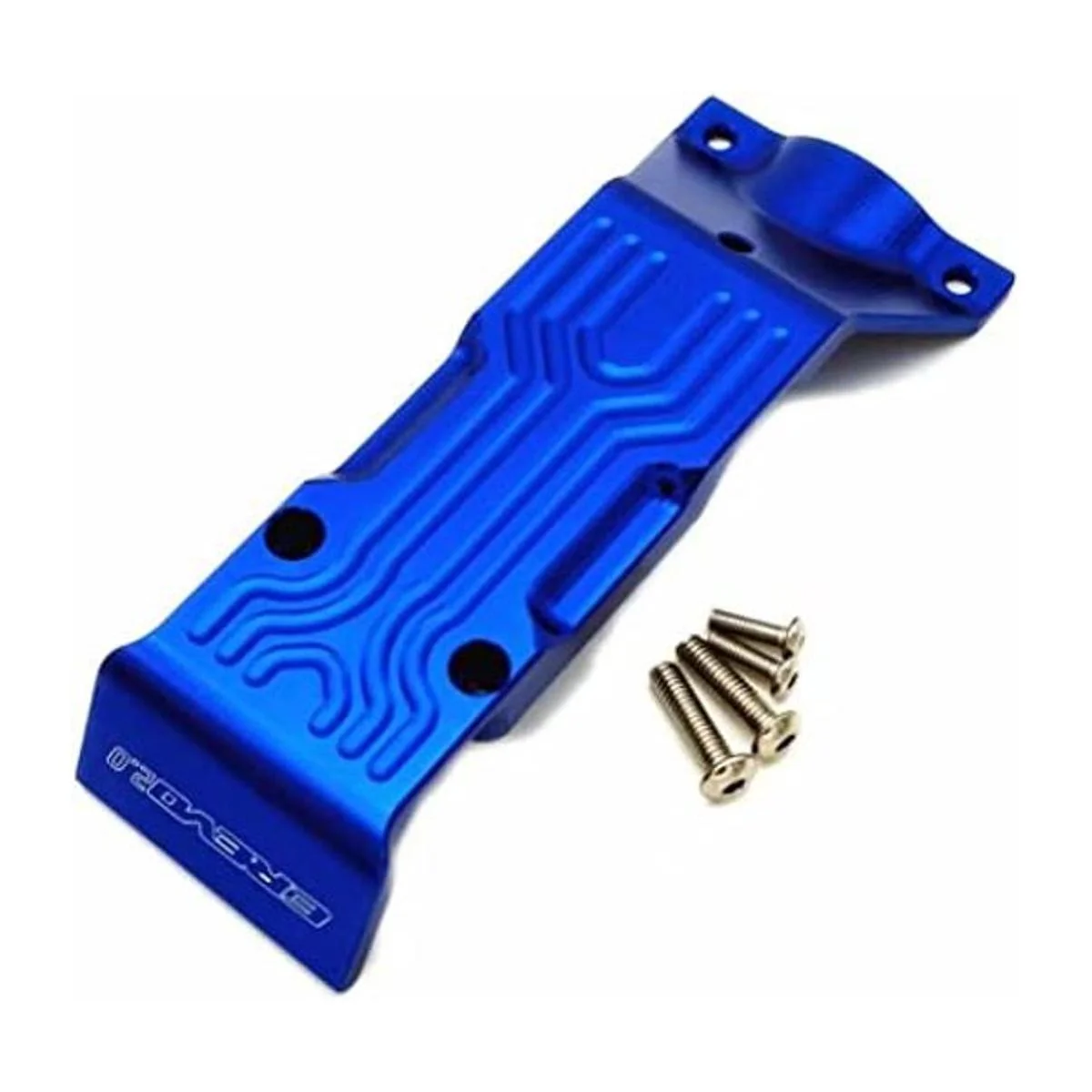 Placa deslizante trasera de aluminio azul para Traxxas_1