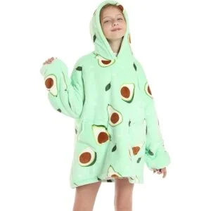 Manta con capucha para niños y niñas linda sudadera de_2
