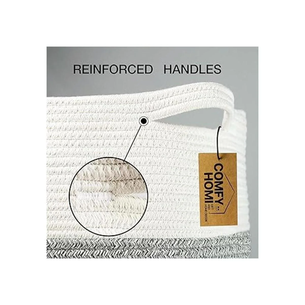 COMFYHOMI Cesta grande de 18 x 16 pulgadas de alto tejido_3