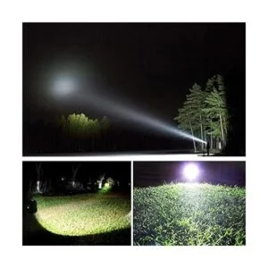 JODK Linterna recargable brillante foco de mano portátil_6