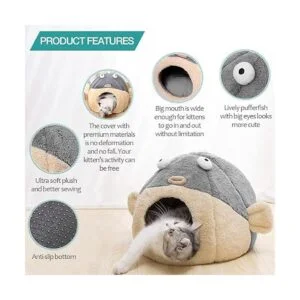 Camas para gatos de interior Cama para gatos con_3