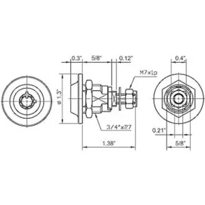 Homak Cerradura de repuesto para caja de herramientas_3