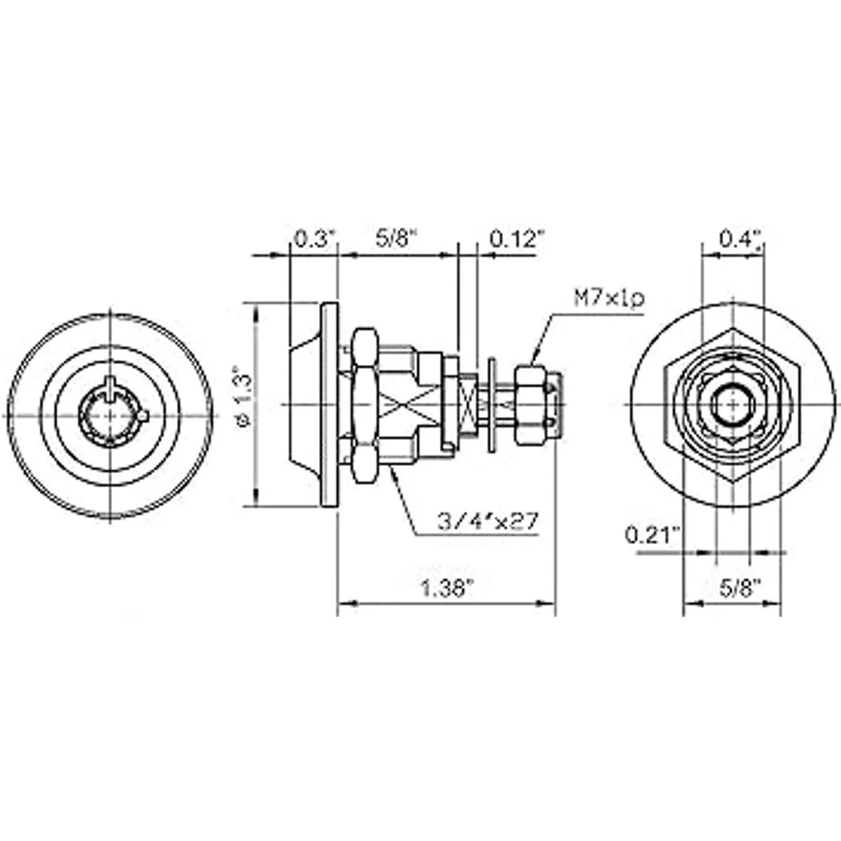Homak Cerradura de repuesto para caja de herramientas_3