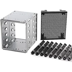 Jaula de disco duro de acero inoxidable 5.25 a 5 x 3.5_3