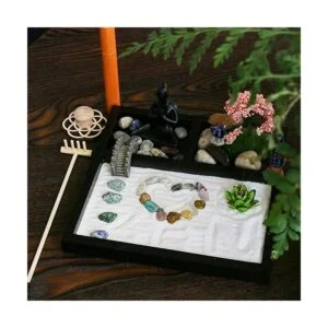 Kit de jardín Zen de meditación de escritorio kit de_3