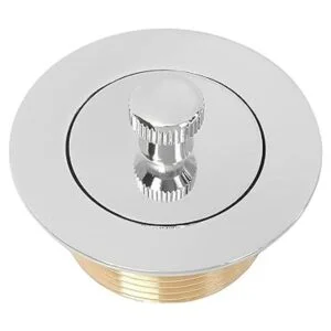 Juego de drenaje de bañera 100 latón con placa de_5