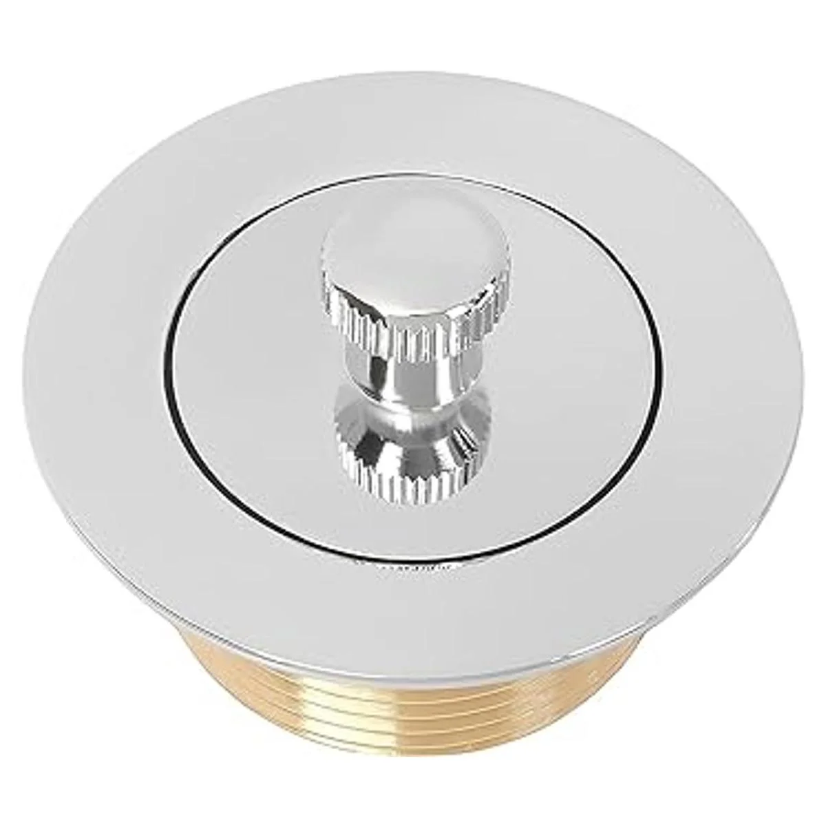 Juego de drenaje de bañera 100 latón con placa de_5