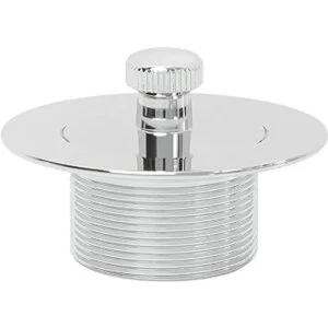 Juego de drenaje de bañera 100 latón con placa de_3