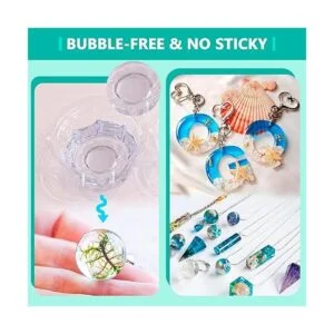 JDiction Nuevo kit de resina UV con luz resina dura súper_5