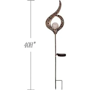 Homeimpro Luces solares para exteriores luces LED_6