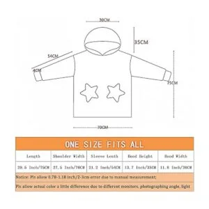 Manta con capucha para niños y niñas linda sudadera de_4