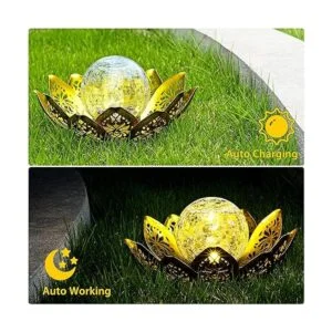 GIGALUMI Luces solares para decoración de jardín al aire_7