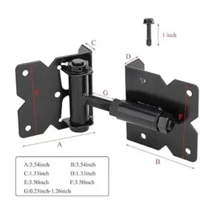 Dreamxiang Bisagras de puerta de cierre automático_5