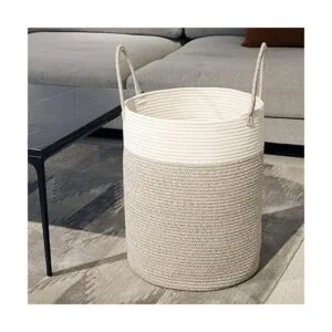 Casaphoria Cesta grande de cuerda de algodón 58L Cesta_5
