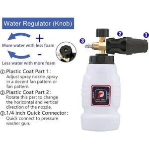 Tool Daily Cañón de espuma conexión rápida de 14_2