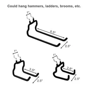 12 ganchos de tablero de clavijas resistentes para_7