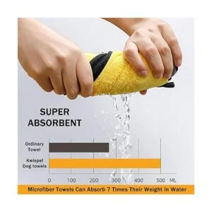 Kwispel Juego de 2 toallas para perros superabsorbentes_3