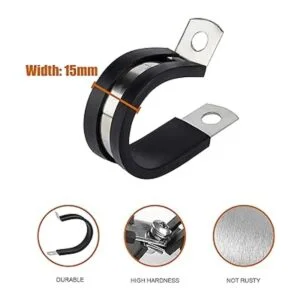 ISPINNER Juego de 80 abrazaderas de cable surtidas 304_4