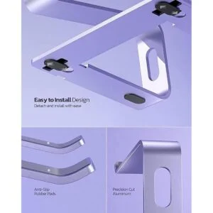 Nulaxy Soporte para laptop soporte ergonómico de aluminio_5