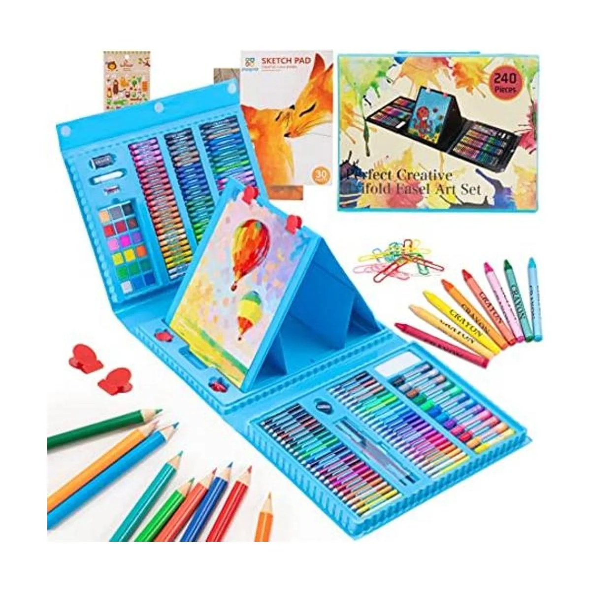 Suministros de arte paquete de 240 juegos de arte para_1