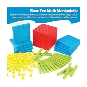 Torlam 131 piezas base diez bloques para matemáticas_3