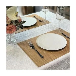 ANDSTAR Juego de 8 manteles individuales de bambú estilo_6