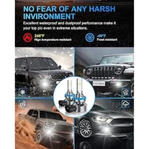 Fahren H11H8H16 Bombillas LED antiniebla 350 más_7