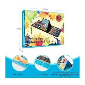 Suministros de arte paquete de 240 juegos de arte para_7