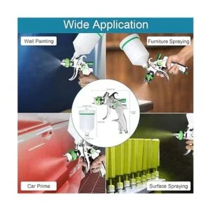 HVLP Pistola de pulverización de 0.055 in con boquilla_3