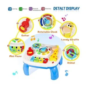 HQXBNBY Juguetes para bebés de 6 a 12 meses mesa de_4