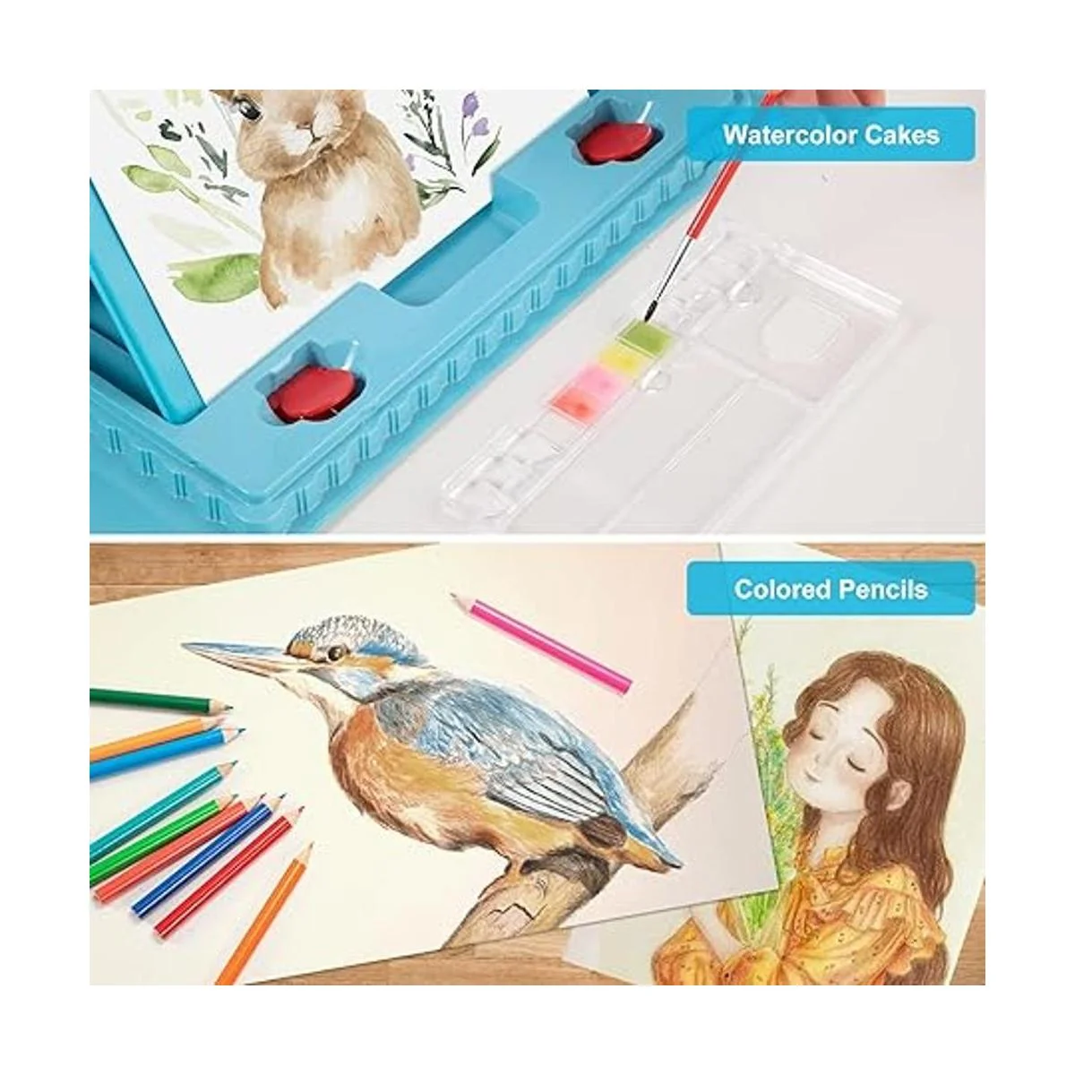 Suministros de arte paquete de 240 juegos de arte para_4