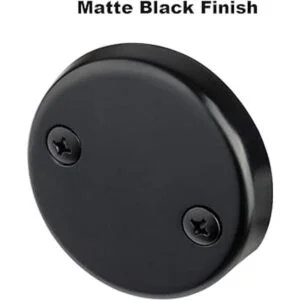 Artiwell Juego de molduras de bañera con punta negra mate_2