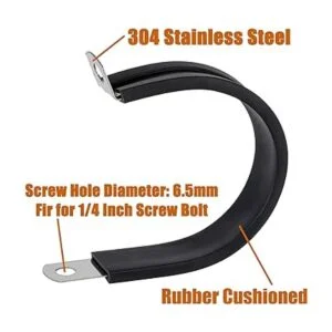 ISPINNER Juego de 80 abrazaderas de cable surtidas 304_5