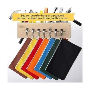 Bolsas de lona con cremallera metálica para herramientas_4