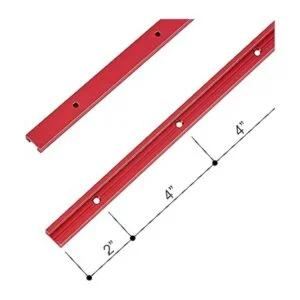 Pista en T de 36 pulgadas con tornillos de madera perfil_2