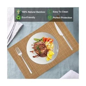 ANDSTAR Juego de 8 manteles individuales de bambú estilo_3