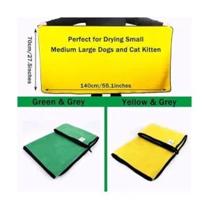 Kwispel Juego de 2 toallas para perros superabsorbentes_2